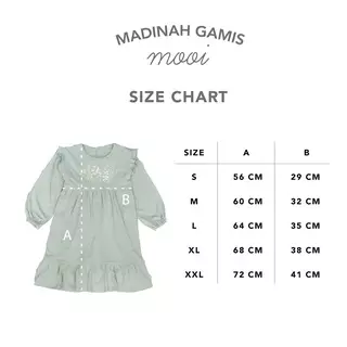 Mooi Dress Anak Gamis Anak Perempuan Raya Collection Madinah Gamis - Khaki