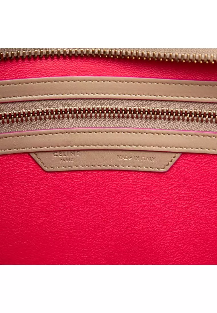 Pre-Loved Celine Mini Smooth Calfskin Luggage Tote