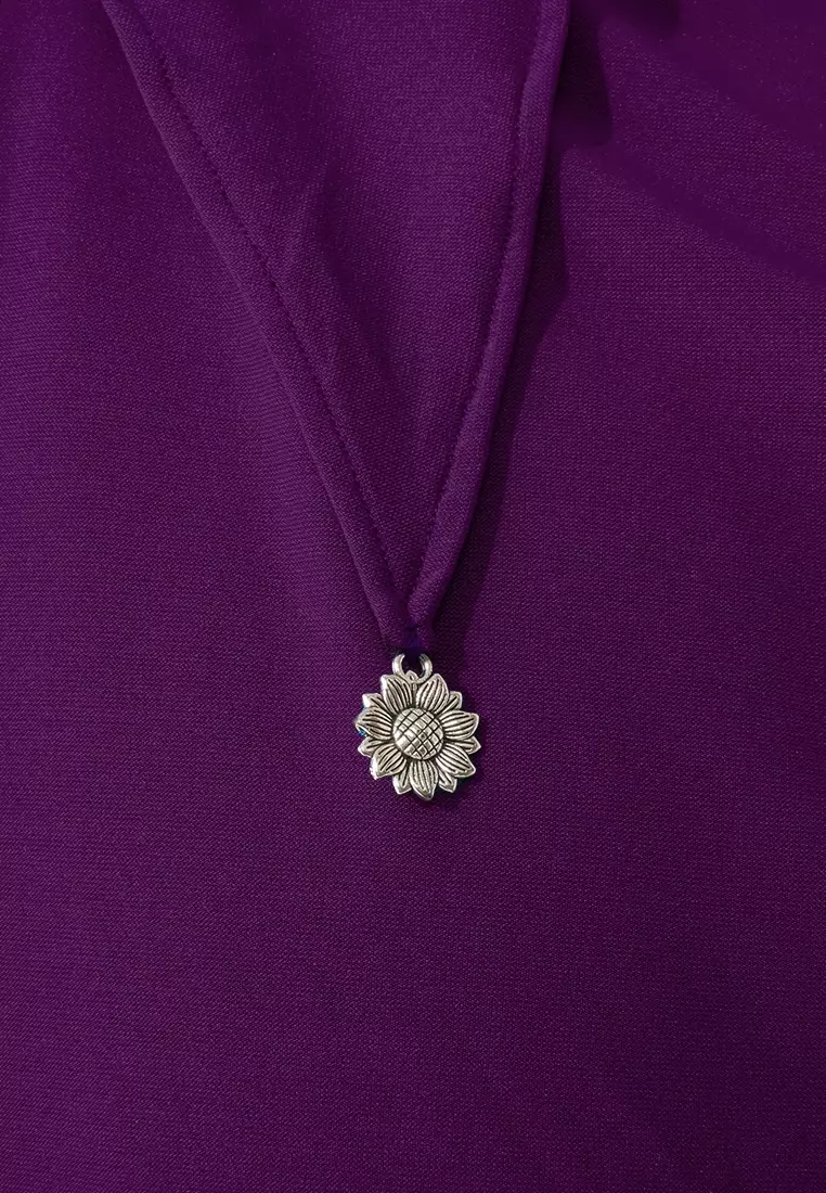 HIJAB INSTAN ZYANA - DARK PURPLE