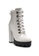 London Rag white High Block Heeled Cushion Collared Lace-Up Boot in White E8854SH83DED25GS_2