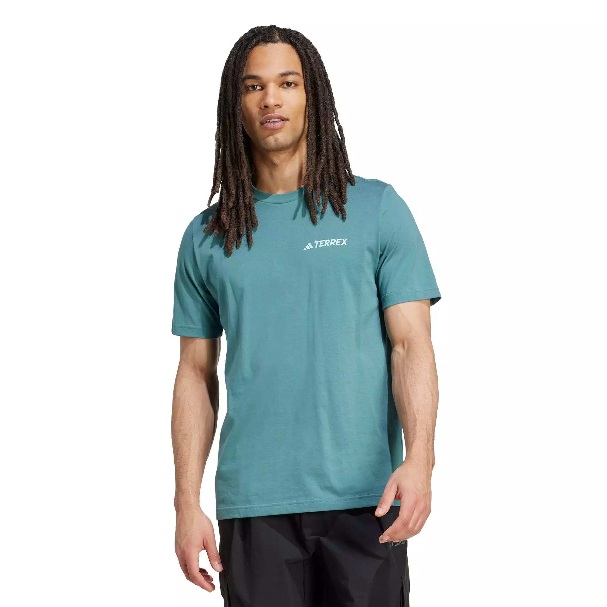 Hiking Terrex Graphic Tee Men Green JW3560
