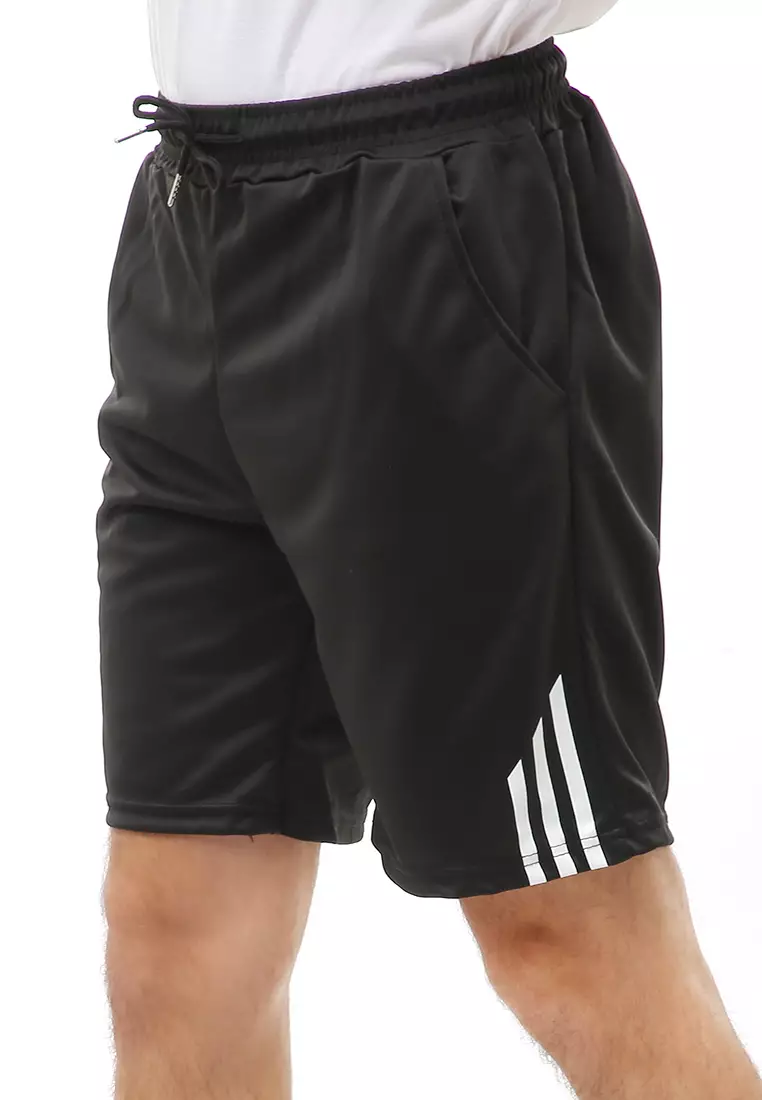 Rishham Short Pants Olahraga Pria Casual Jogging Fitness Design Stylish Material Polyester ORIGINAL