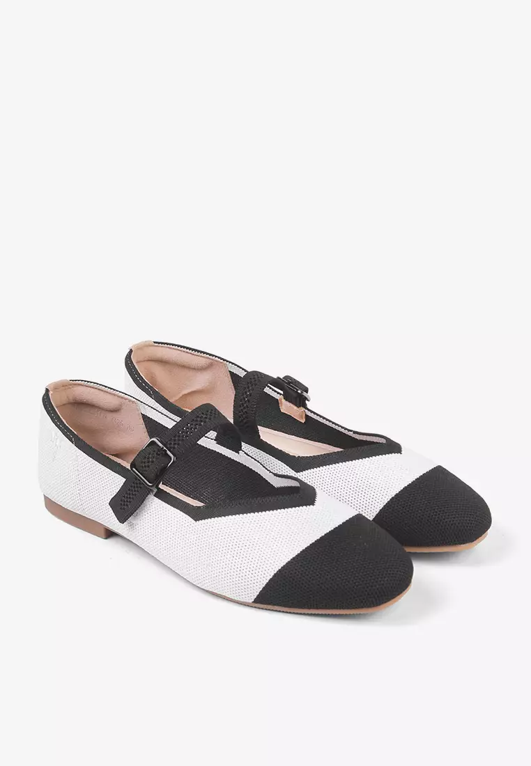 Sepatu Flat Shoes Rajut Wanita  L.Vesta