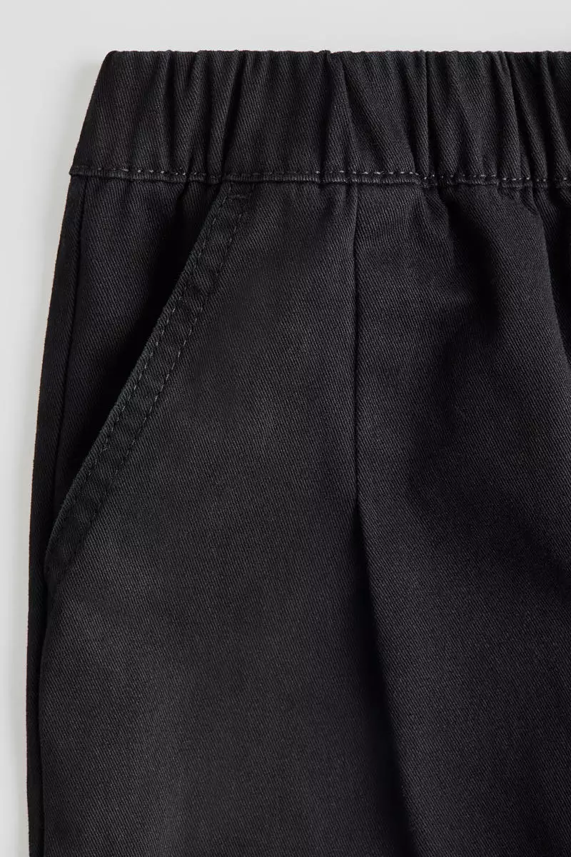 Cotton twill joggers