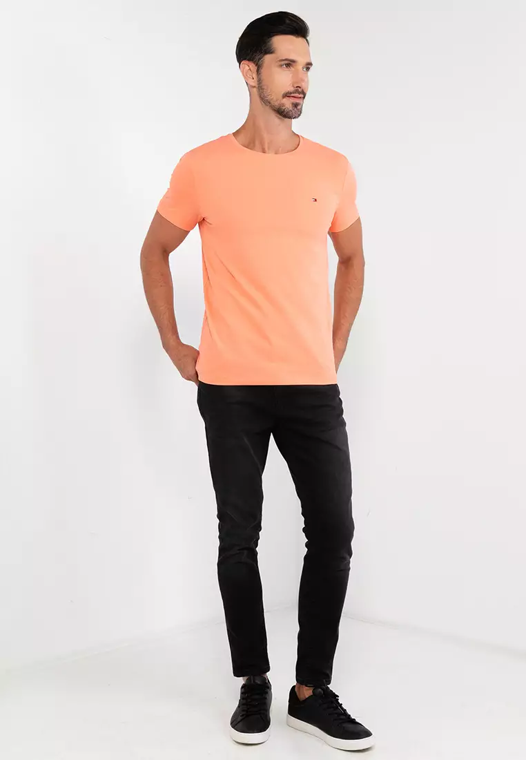 Tommy hilfiger stretch clearance slim fit tee