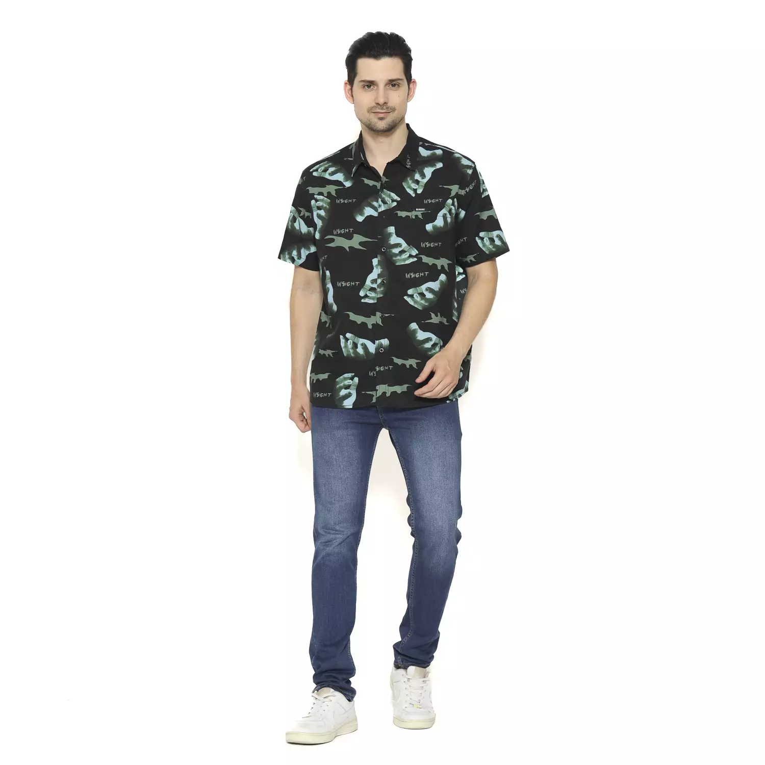 Insight Kemeja Lengan Pendek Pria Handoom Men Shirt Planet Surf