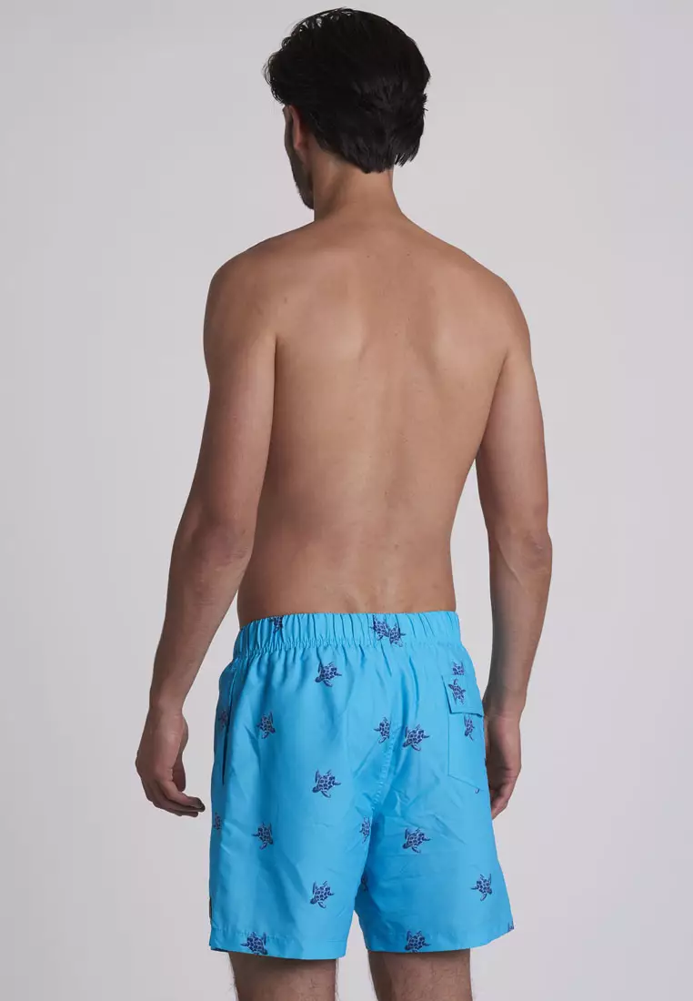 Turtle Print Swim Shorts