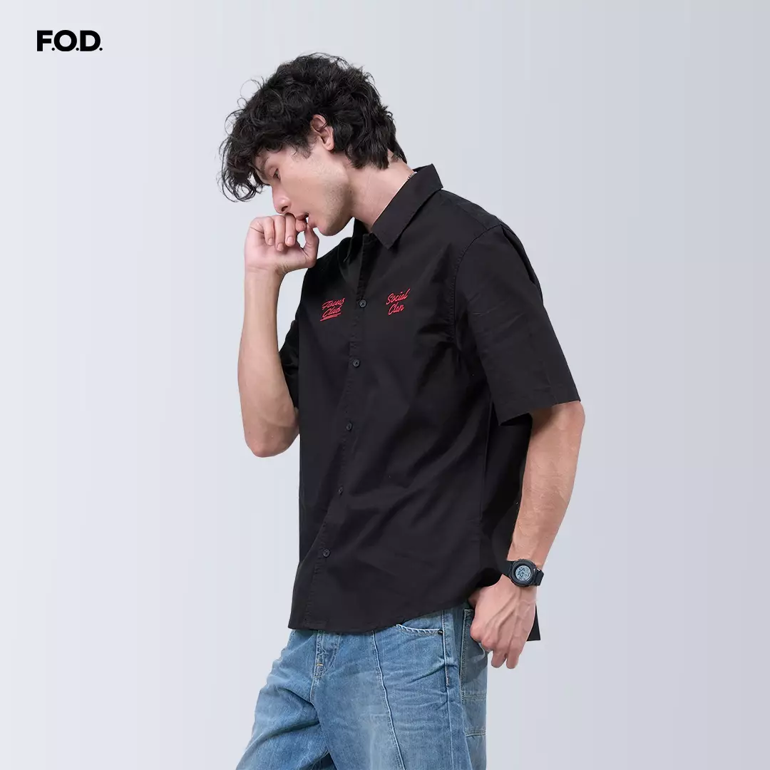 Kemeja Pria Ruuzi Black