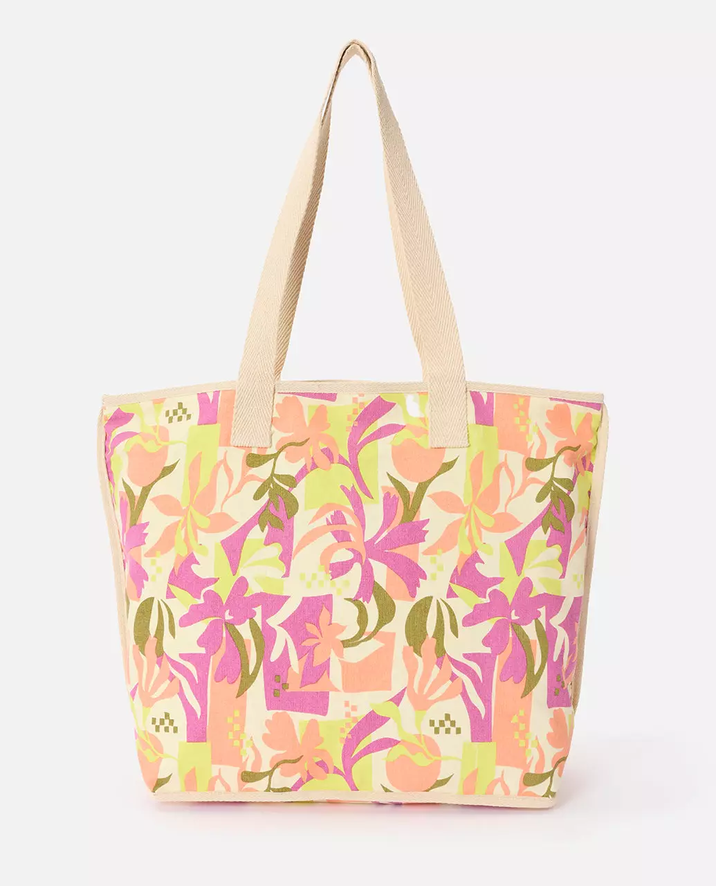 Rip Curl Women Mixed Canvas 31L Tote Bag - Purple Pink