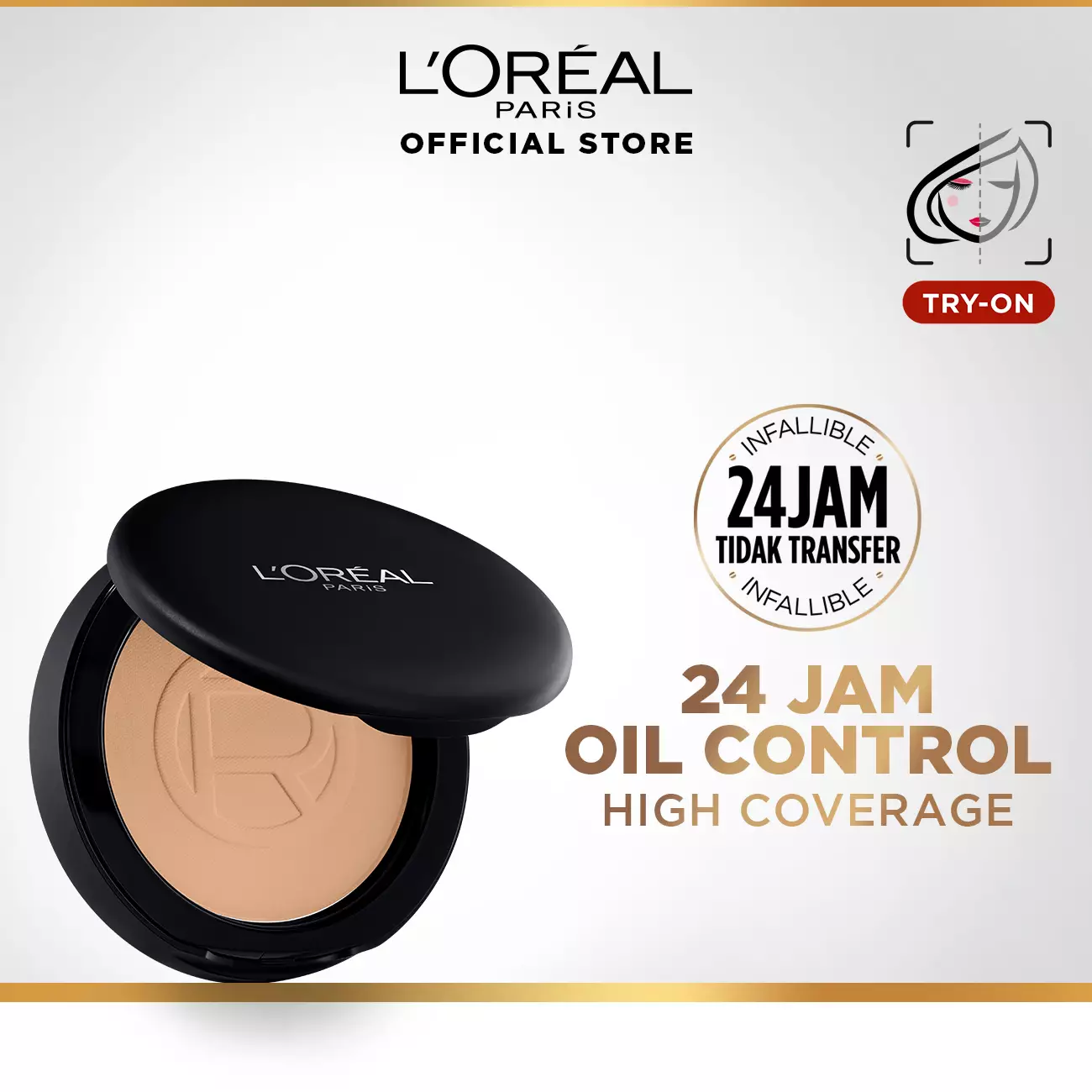L’Oreal Paris Infallible Oil Killer High Coverage Powder - 123 Natural Vanilla