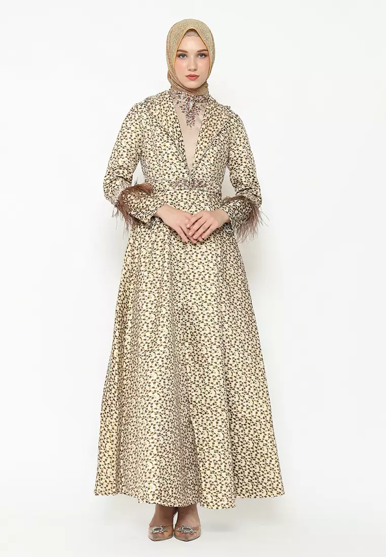 Bibiq Gamis Satin Jacquard