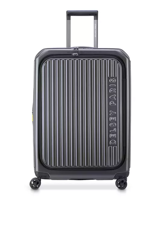 Securitime Zip Front Opening Anthracite 65cm (Medium) Luggage