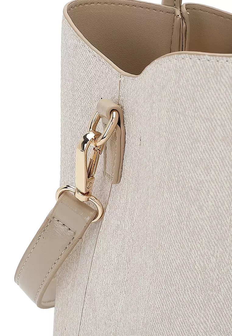 Women's Top Handle Bag / Sling Bag / Crossbody Bag / Shoulder Bag - White