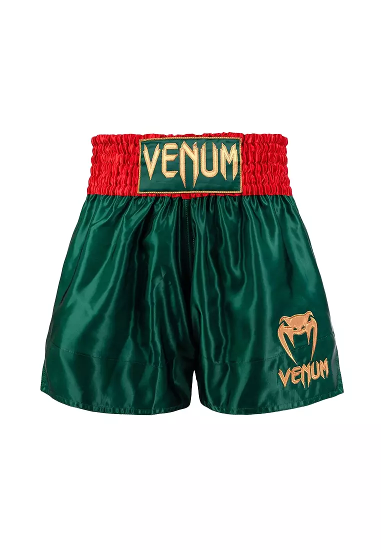 Venum Classic Muay Thai Shorts - Deep Forest Green