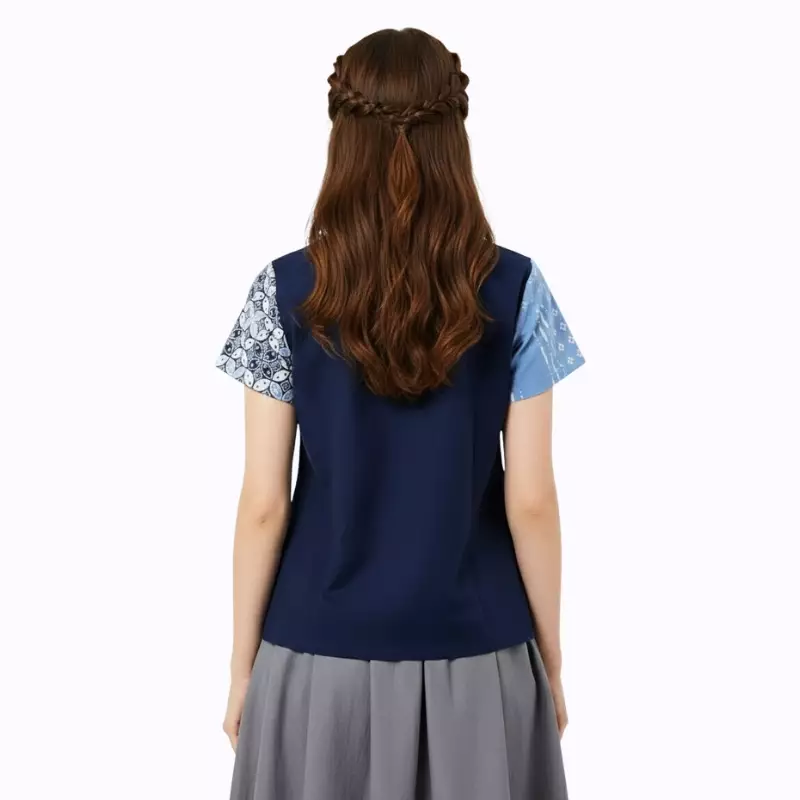 Blouse Batik Wanita - Atasan Batik - Bhatara Batik Sheisha - Baju Batik Modern Lengan Pendek