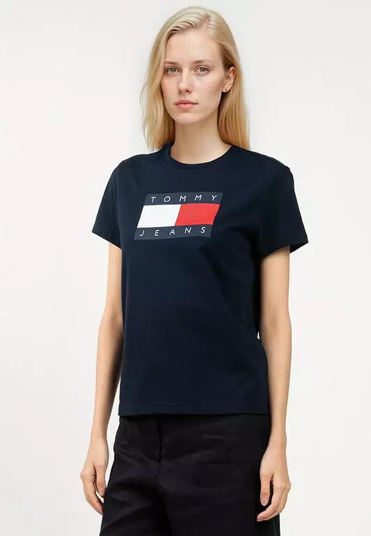 Flag Short Sleeve Tee - Tommy Jeans