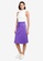 Hopeshow purple Elastic Waistband Sweat Skirt 19BBDAA0322A1AGS_4