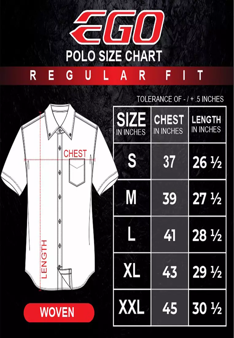 Woven Printed Poplin Short Sleeves Polo