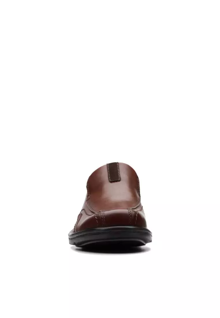 Buy Clarks Clarks Gessler Step Dark Tan Lea Mens Casual Shoes 2024