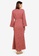 Zalia pink Pleated Flared Sleeves Kurung C303CAAF64E2FFGS_2