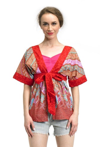 Open End Blazer Kimono Batik