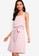 ZALORA pink Square Neck Sleeveless Dress 6F10EAAE43F480GS_1