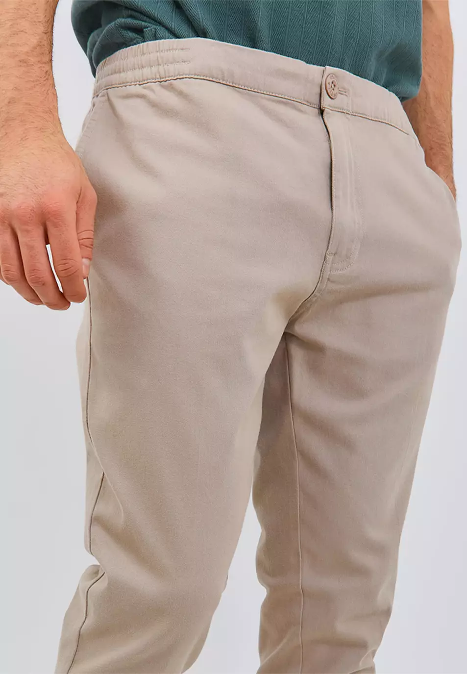 [NEW] Osella Relaxed Waist Trousers With Adjustable Drawstring 208P4001 | Celana Panjang Pria