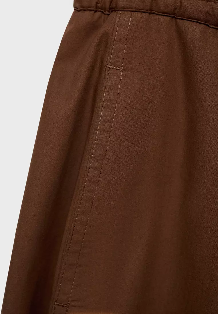 Paper Bag Cotton Trousers