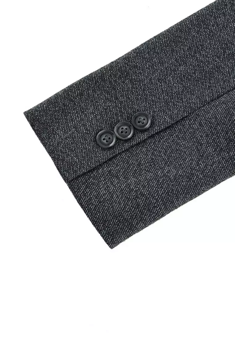 Long Sleeve Easy Fit Suit Blazer