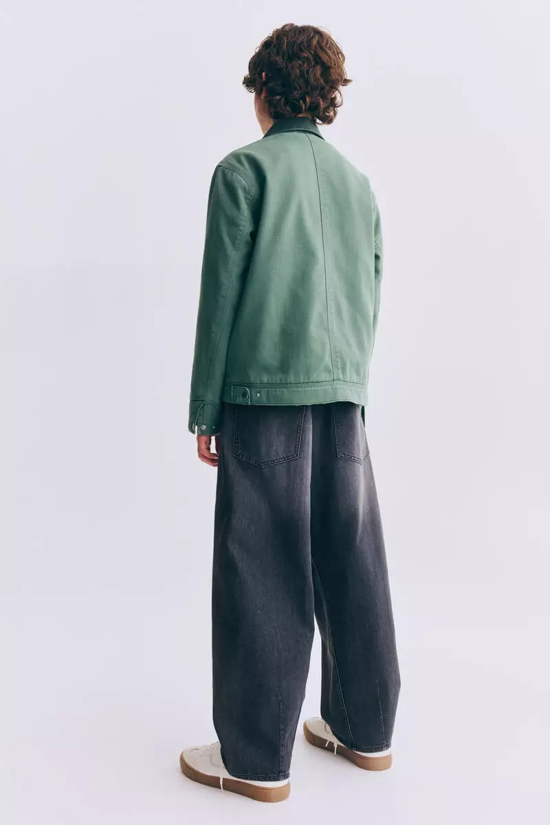 Barrel-leg jeans