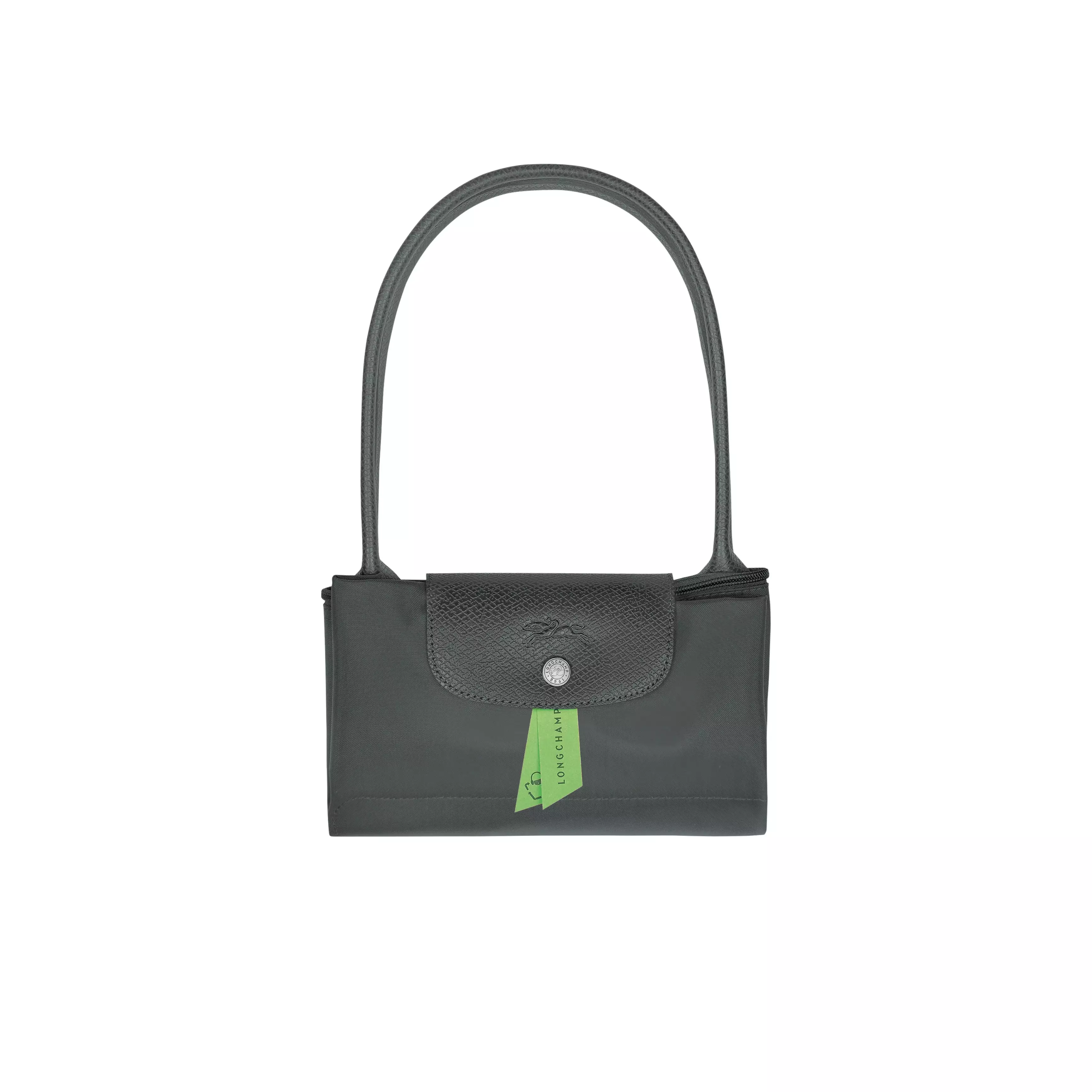 Longchamp Le Pliage Green M Tote Bag Graphite
