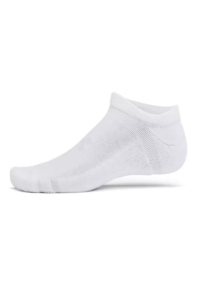 Under Armour Unisex UA Essential Cushion 6-Pack No Show Socks