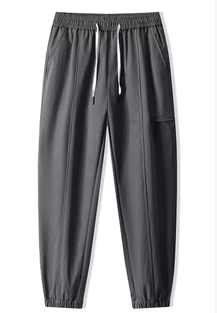 Drawstring Slim Jogger Pants