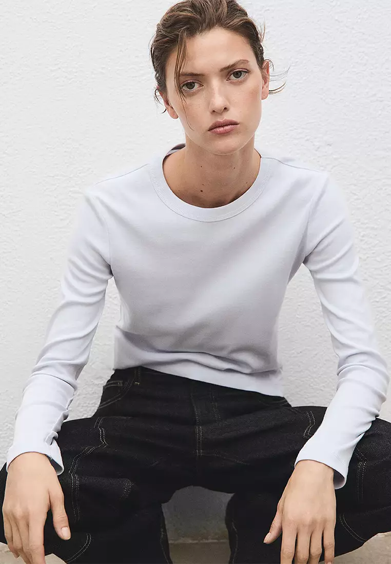 Long Sleeves Cotton T-Shirt