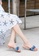 Twenty Eight Shoes blue Floral Flat Bow Slippers 6848-6 52D77SHDBE7538GS_7