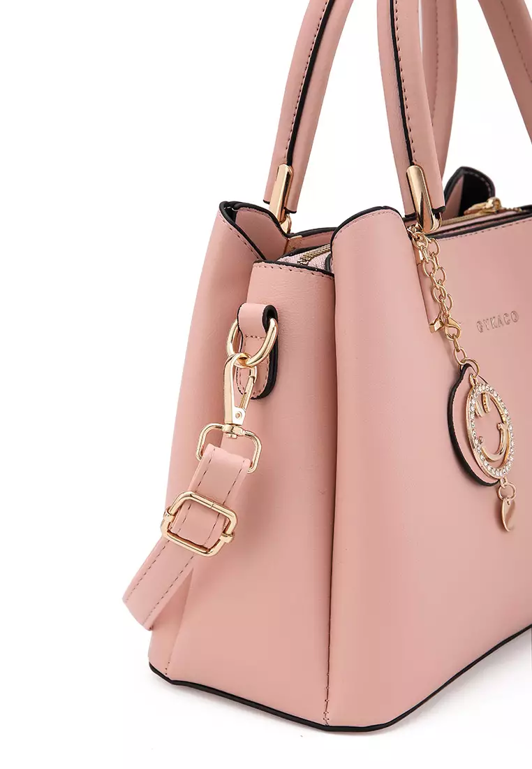 GYKACO WILLOW Beige - Tas Wanita Hand bag - Fashion Top Handle Bag (Import)