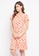 Clovia pink Clovia Print Me Pretty Short Night Dress in Salmon Pink - 100% Cotton 73A55AAC80D73AGS_3