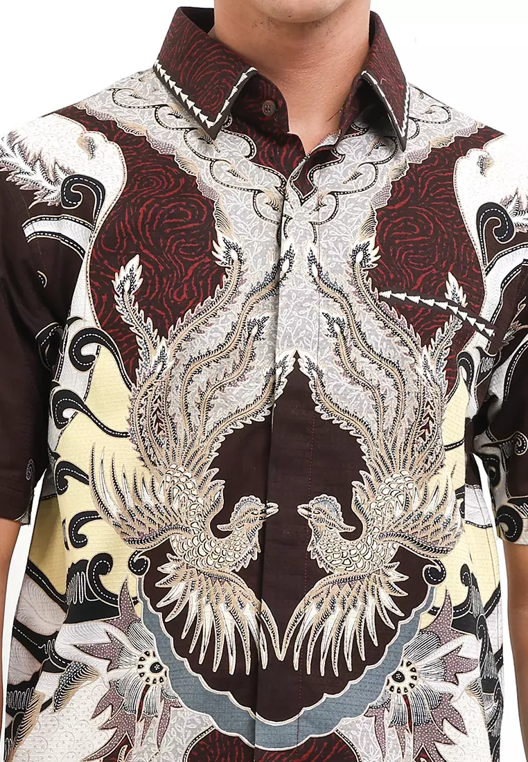 Praduta Embroidery Short Sleeves Dobby Cotton