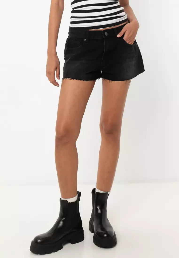 Petite Denim 'Relaxed' Shorts
