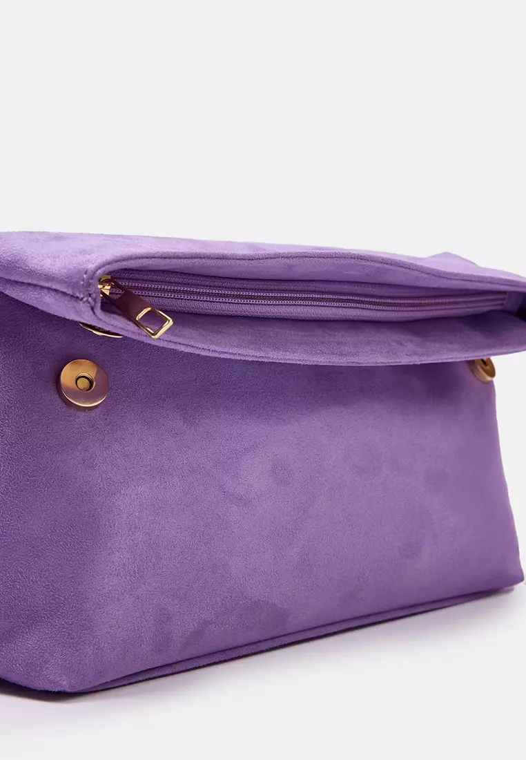 Nubuck Mini Size Clutch Handbag