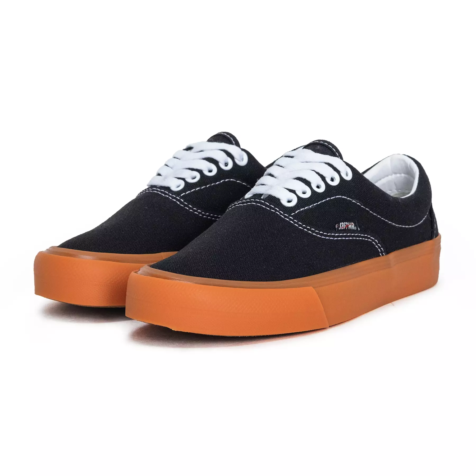 SABA Sykes Black White Gum - Sepatu Sneakers Casual Pria Wanita