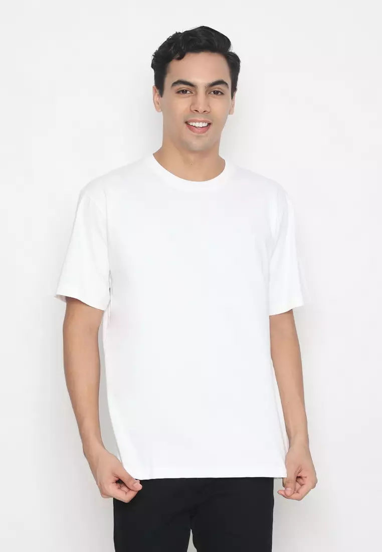 NX T-Shirt Cotton Combed Tebal Pria 207370411