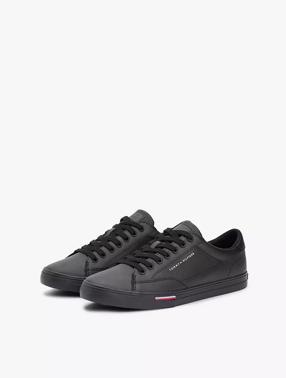 Tommy Hilfiger - Signature Midsole Lace- Up Trainers With Leather