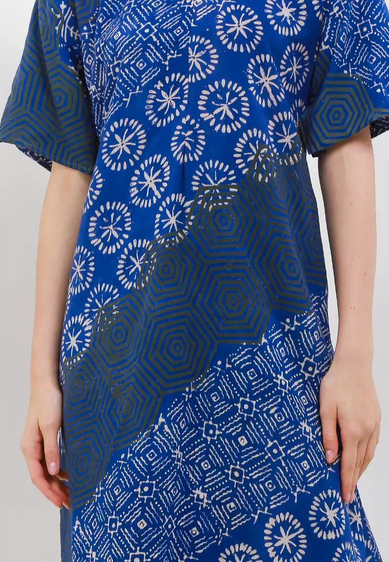 Homedress Daster Wanita Kamaniya Navy