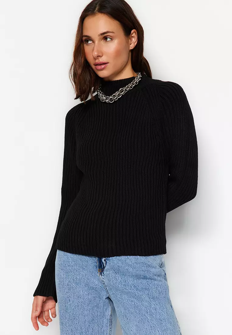 High Collar Knitwear Sweater