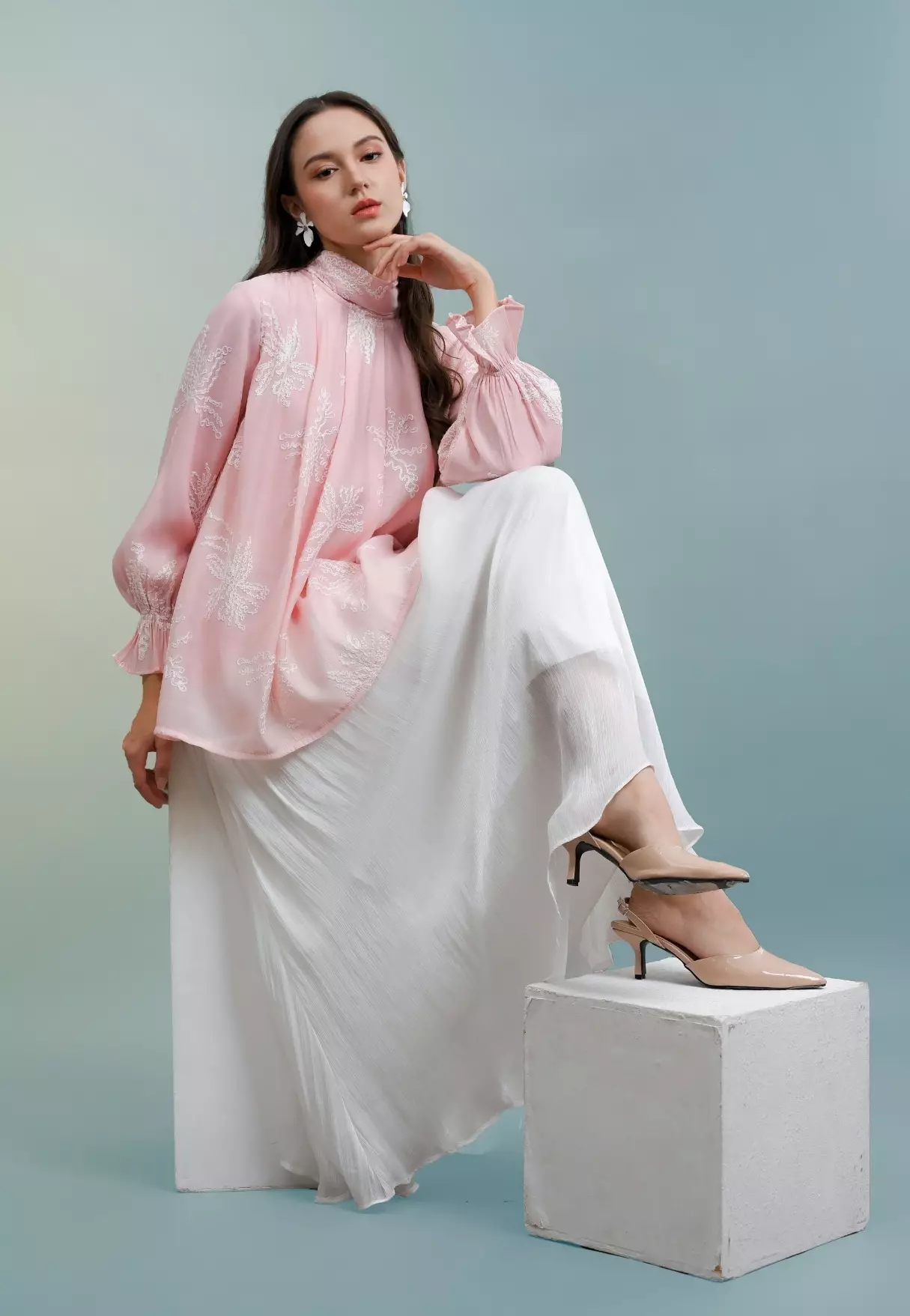 Aurine Blouse - Rose