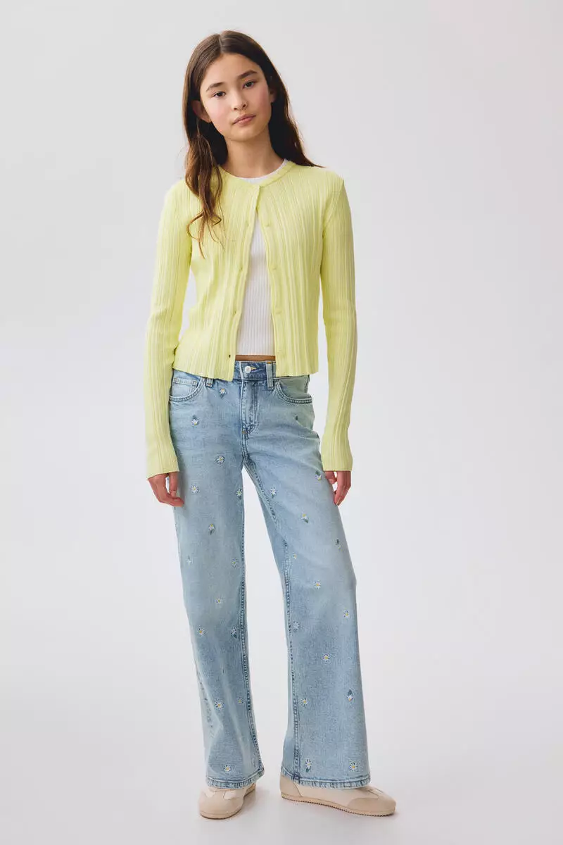 Baggy Fit Bootcut Leg Jeans