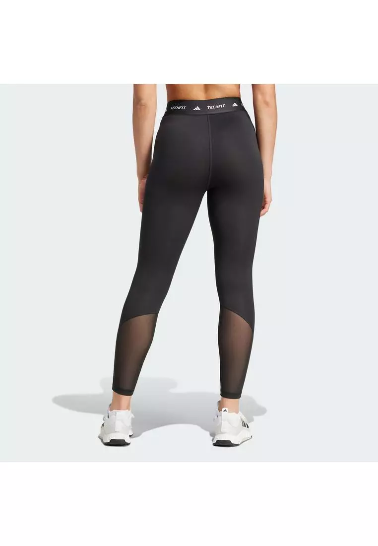 TECHFIT 3-Stripes 7/8 Leggings
