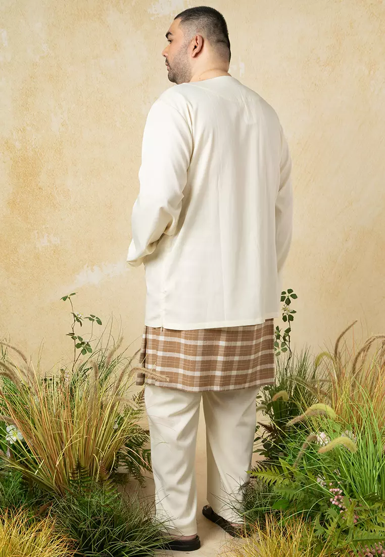 Plus Size Teluk Belanga with Sampin Set