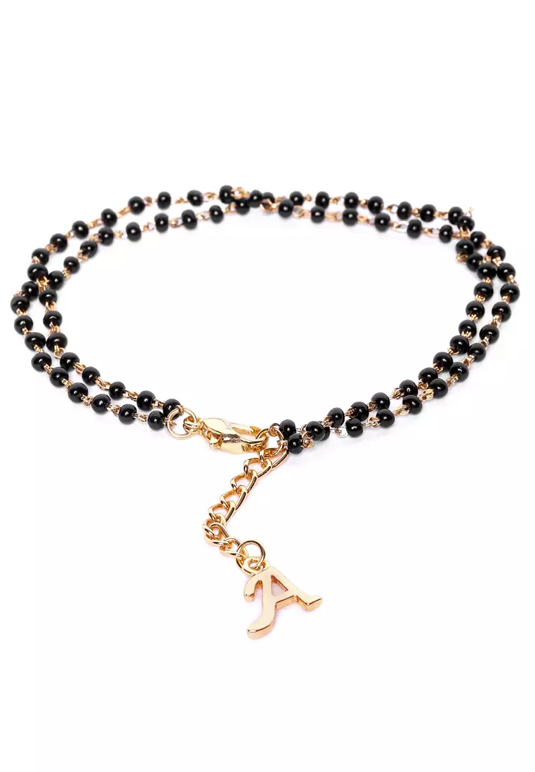 Mangalsutra bracelet new arrivals with alphabet
